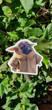 Load image into Gallery viewer, Pug Sticker. Baby Sticker. Pug Dog Sticker. Laptop Stickers