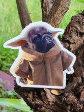 Load image into Gallery viewer, Pug Sticker. Baby Sticker. Pug Dog Sticker. Laptop Stickers