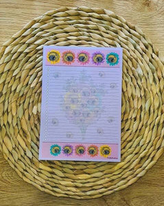 Cute Bee Notepad. Bee And Flowers. To Do Notepad. Reminder Notepad. Notes. A5 Shopping List Note Book. Teachers gift