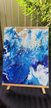 Load image into Gallery viewer, Ocean Painting | Fluid Art | Abstract | Ocean Sea Painting | Acrylic | Trippy | Beach Painting | Canvas | Wall art | Art