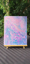 Load image into Gallery viewer, Pink And Purple Abstract Painting | Fluid Art Acrylic | Original Artwork Canvas