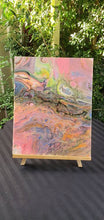 Load image into Gallery viewer, Pink Fluid Art Acrylic Painting.  Abstract Psychedelic Trippy. Canvas Artwork