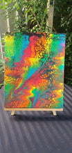 Load image into Gallery viewer, Original Painting | Fluid Art | Abstract | Rainbow | Acrylic | Trippy | Psychedelic | Canvas | Wall art | Artwork