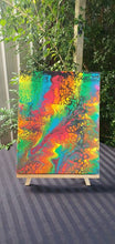 Load image into Gallery viewer, Original Painting | Fluid Art | Abstract | Rainbow | Acrylic | Trippy | Psychedelic | Canvas | Wall art | Artwork