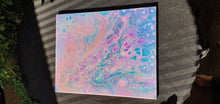 Load image into Gallery viewer, Pink And Purple Abstract Painting | Fluid Art Acrylic | Original Artwork Canvas