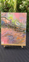 Load image into Gallery viewer, Pink Fluid Art Acrylic Painting.  Abstract Psychedelic Trippy. Canvas Artwork