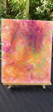 Load image into Gallery viewer, Fluorescent Abstract Painting | Fluid Art Rainbow Acrylic