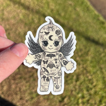 Load image into Gallery viewer, Baby Doll Stickers. Tattoo Sticker. Tattoo Practice Doll. Angel Baby - High quality Trippy sticker