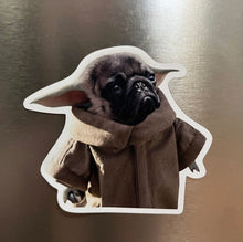 Load image into Gallery viewer, Pug Magnet. Baby Magnet. Pug Dog Magnet. Fridge Magnet. Cute Dog Costume Magnet