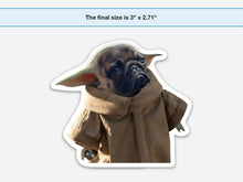 Load image into Gallery viewer, Pug Magnet. Baby Magnet. Pug Dog Magnet. Fridge Magnet. Cute Dog Costume Magnet