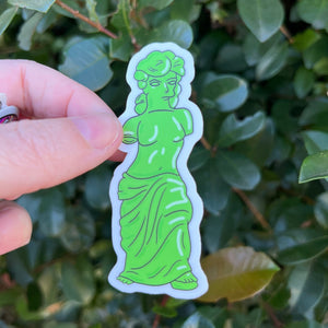 Gummi Venus De Milo Sticker. Funny Vinyl Sticker