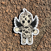 Load image into Gallery viewer, Baby Doll Stickers. Tattoo Sticker. Tattoo Practice Doll. Angel Baby - High quality Trippy sticker