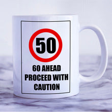 Load image into Gallery viewer, 50th Mug. 50th Birthday Mug. Funny Gift. Coffee Mug. Ceramic Cup.