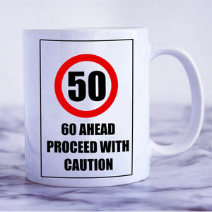 50th Mug. 50th Birthday Mug. Funny Gift. Coffee Mug. Ceramic Cup.