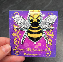 Load image into Gallery viewer, Bee Magnetic Bookmark. Book Lover. Teachers Gift.