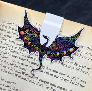 Dragon Magnetic Bookmark. Book Lover. Teachers Gift. Beautiful Dragon