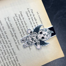 Load image into Gallery viewer, Tattooed Baby Doll Magnetic Bookmark. Book Lover. Teachers Gift.