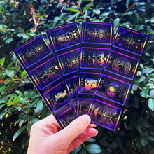 Load image into Gallery viewer, Tarot Card Bookmarks. X2 bookmarks. Sun Moon and Stars