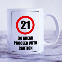 Load image into Gallery viewer, 21 Mug. 21st Birthday Mug. Funny Gift. Coffee Mug. Ceramic Cup.