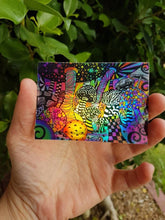 Load image into Gallery viewer, Holographic Mushroom Trippy Sticker. Psychedelic sticker indoor / outdoor Stickers - High quality Holographic stickers. Laptop Sticker.