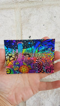 Load image into Gallery viewer, Holographic Mushroom Trippy Sticker. Psychedelic sticker indoor / outdoor Stickers - High quality Holographic stickers. Laptop Sticker.