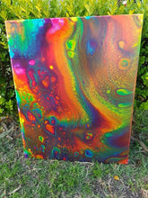 Load image into Gallery viewer, Fluid Art Acrylic Painting | Abstract | Psychedelic Trippy | Canvas