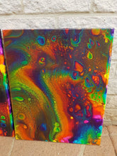 Load image into Gallery viewer, Fluid Art Acrylic Painting | Abstract | Psychedelic Trippy | Canvas