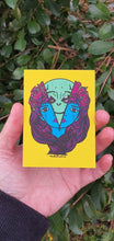 Load image into Gallery viewer, Alien Sticker. Skin Suit. Vinyl Stickers - Trippy sticker. Laptop Sticker.