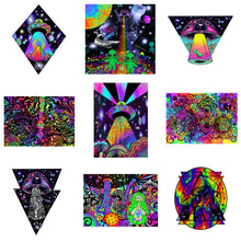 Load image into Gallery viewer, x9 Psychedelic Prints | Mushroom Print | Trippy Aliens | Alien Art.