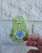 Load image into Gallery viewer, Trippy Mr Burns Stickers. Hippy Burns. Simpson inspired. Semi transparent slaps.