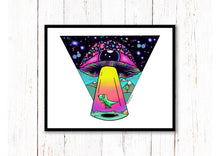 Load image into Gallery viewer, x9 Psychedelic Prints | Mushroom Print | Trippy Aliens | Alien Art.