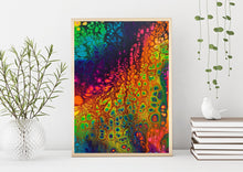 Load image into Gallery viewer, Fluid Art Painting Print | Trippy Art Poster | Psychedelic Art | Abstract Painting (unframed)