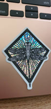 Load image into Gallery viewer, Glitter Holographic Dragonfly Sticker