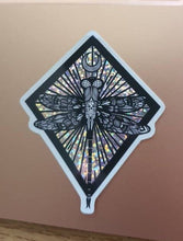 Load image into Gallery viewer, Glitter Holographic Dragonfly Sticker