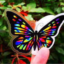 Load image into Gallery viewer, Butterfly Sticker. Clear Sticker. Waterproof Sticker. Laptop Sticker. Water Bottle Stickers.  High quality Trippy Sticker