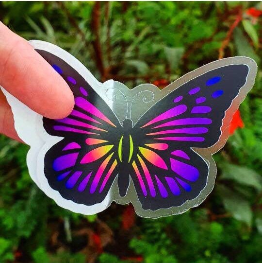 Beautiful Butterfly Sticker. Waterproof Sticker. Laptop Sticker. Water Bottle Sticker. High quality Butterfly Sticker