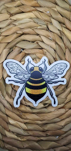 Clear Bee Sticker. Waterproof Bee Sticker. Laptop Sticker. Bee Kind. Save The Bees. High quality Sticker