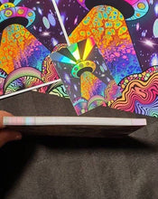 Load image into Gallery viewer, Alien UFO Mushroom Notepad. Psychedelic Notepad. Trippy Notepad. To Do Notepad. Reminder Notepad. Notes.