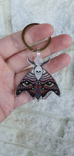 Load image into Gallery viewer, Moth Keychain Keyring.