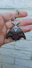 Load image into Gallery viewer, Moth Keychain Keyring.