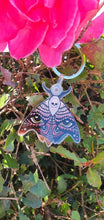 Load image into Gallery viewer, Moth Keychain Keyring.