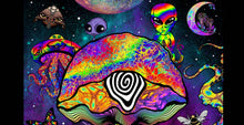 Load image into Gallery viewer, Trippy Print. Mushrooms. Psychedelic. A3, A4 ,A5 or 4”x6&quot;