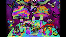 Load image into Gallery viewer, Trippy Print. Mushrooms. Psychedelic. A3, A4 ,A5 or 4”x6&quot;