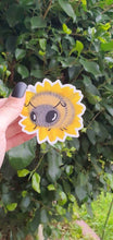 Load image into Gallery viewer, Bee on Flower Sticker. Laptop Sticker. Vinyl Waterproof Sticker.