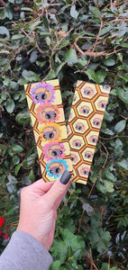 Double Sides Bookmarks. Alien or Bee Design.