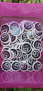 Koi Fish Yin Yang Mini stickers. UV indoor and outdoor Stickers - High quality cool sticker