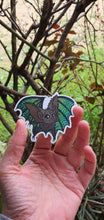 Load image into Gallery viewer, Vampire Bat Sticker. Glitter Holographic. Cute Bat. Spooky bat. Halloween Sticker