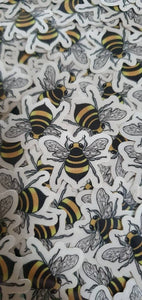 Clear Bee Sticker. Bumble Bee. Honey Bee Sticker. Mini Stickers. High Quality Trippy sticker