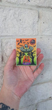 Load image into Gallery viewer, Trippy Halloween Artwork Sticker. Alien Abduction Sticker. Spooky Season. Waterproof. Laptop Sticker. Water Bottle Sticker. High quality