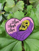 Load image into Gallery viewer, Skeletor Clothing Patch. Iron On Sew On Embroidered Patches. 80&#39;s Toy. Funny Embroidered Patches. Inspirational Quote. Live Laugh Love